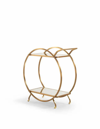 Brass Bar Cart Vesta